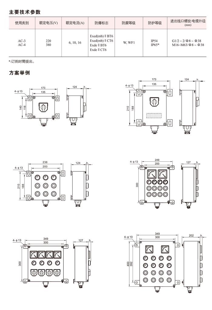 BXK系列防爆控制箱