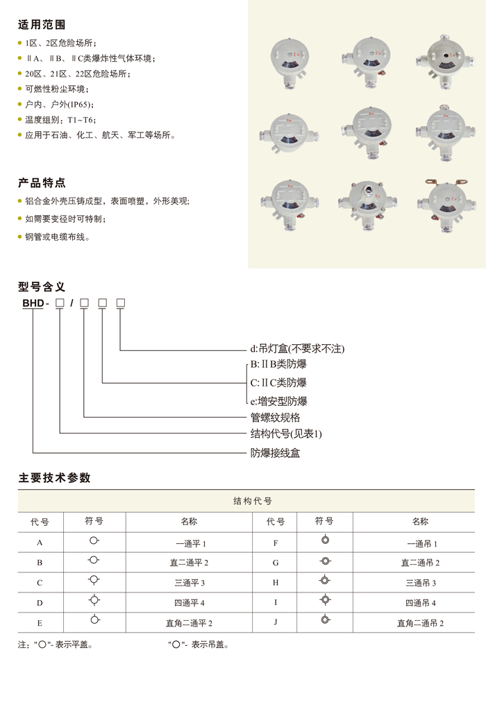 BHD系列防爆接线盒