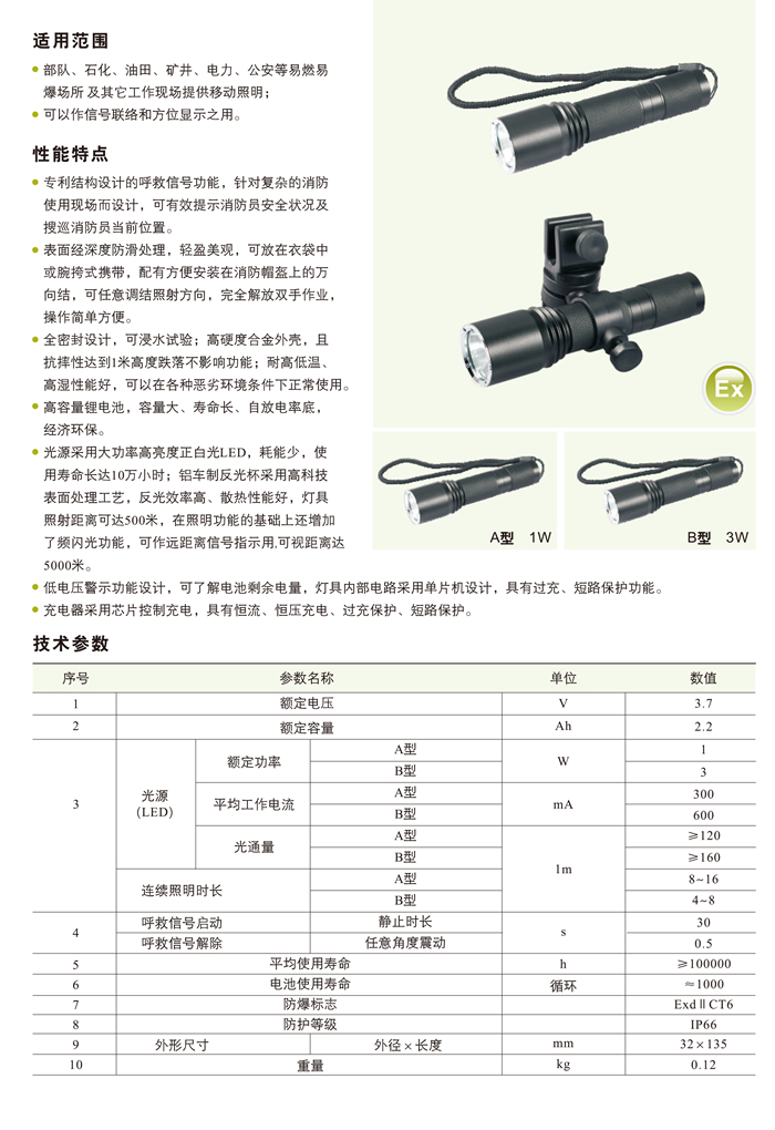 BJ650强光防爆电筒