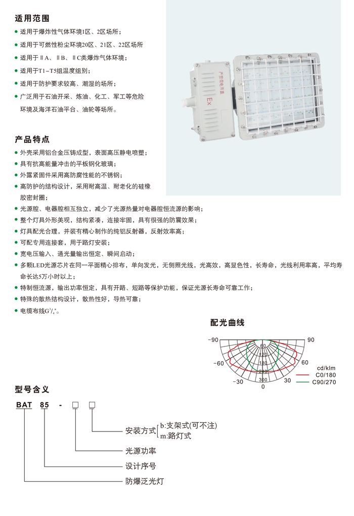 BAT85系列LED防爆泛光灯