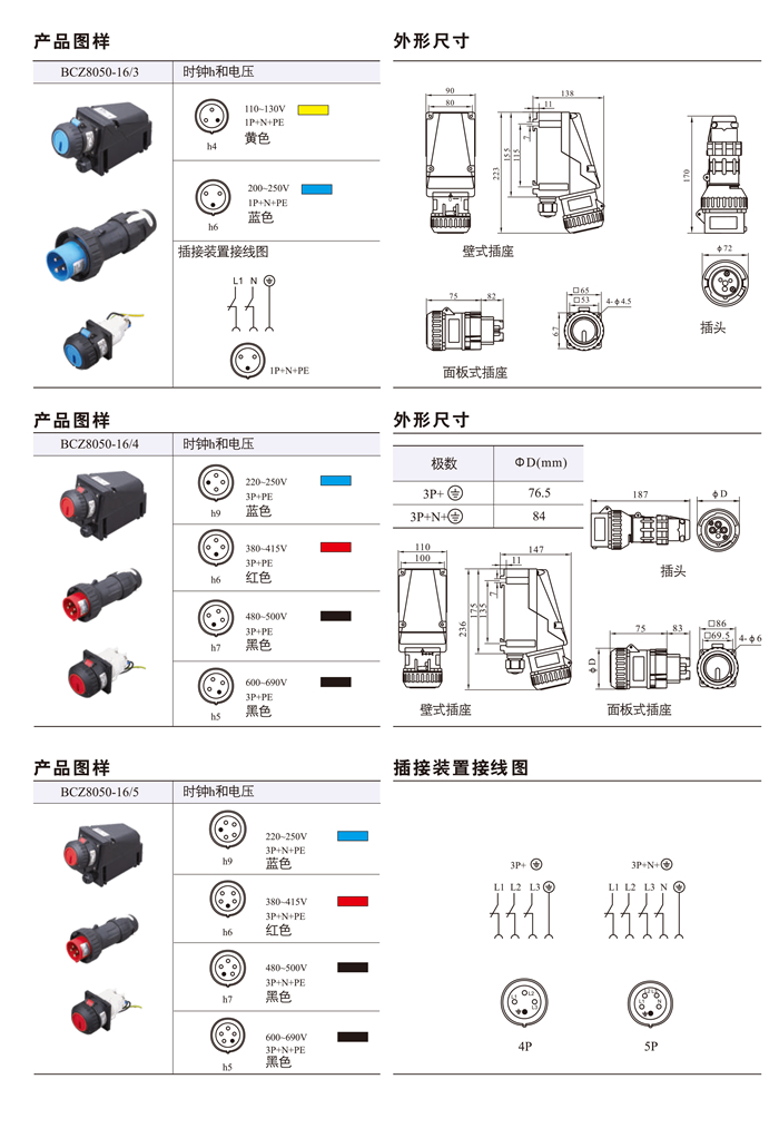 BCZ8050系列防爆防腐插接装置